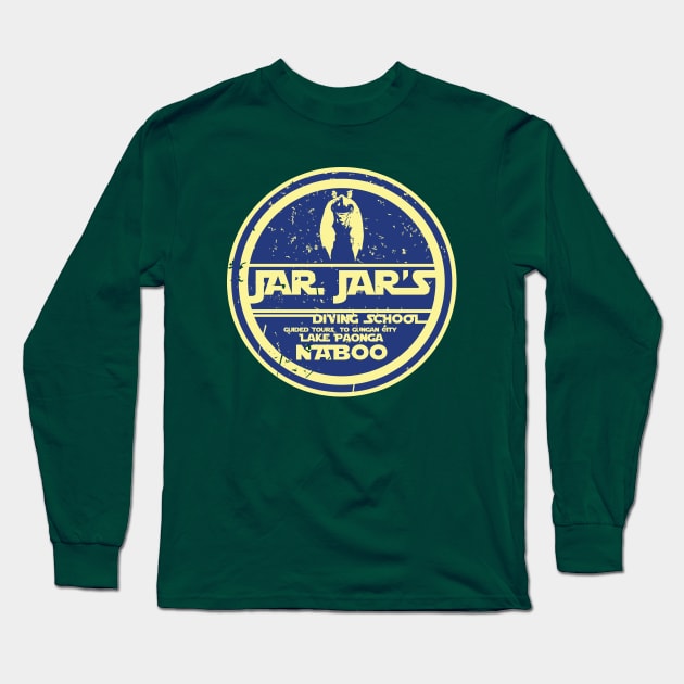 DIVING SCHOOL Long Sleeve T-Shirt by KARMADESIGNER T-SHIRT SHOP